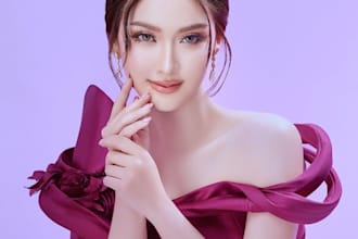 be your female product model in professional studio