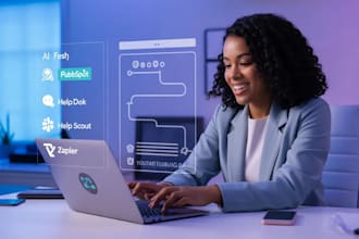 integrate ai customer support in freshchat hubspot helpscout zapier