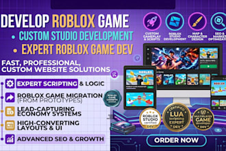 develop roblox game custom roblox script developer studio development roblox
