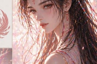 create a unique fantasy character design immortal style