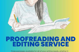 edit and proofread your work