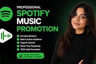 do spotify promotion, spotify album promotion and make it viral spotify
