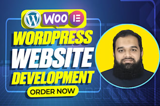 develop a wordpress online store and blog website with automation
