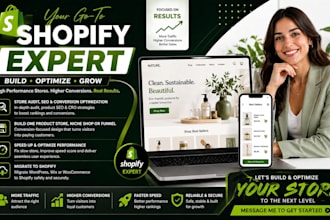 do shopify store audit, product SEO and conversion optimization, shopify expert