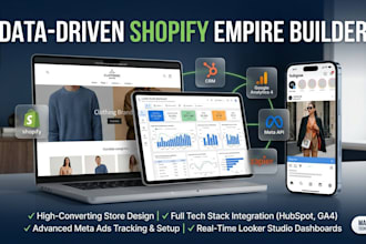 setup shopify store with hubspot CRM and meta ads