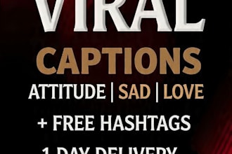write 30 viral urdu hindi attitude captions for instagram