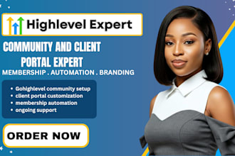 build and setup gohighlevel community ghl client portal membership community