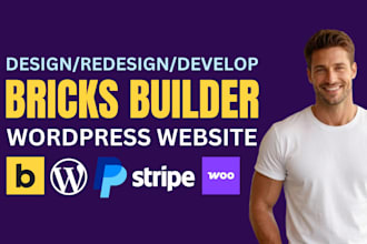 use bricks builder theme to build or redesign your wordpress website