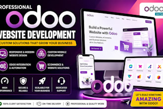 develop erp, odoo CRM, odoo API integrations and odoo websites