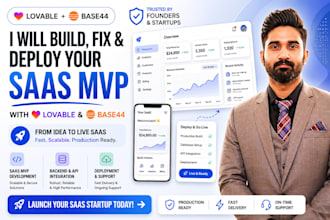 build, fix and deploy your saas mvp with lovable and base44