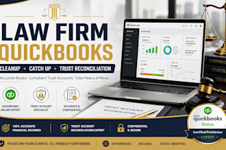 fix law firm quickbooks cleanup, catch up and trust account reconciliation