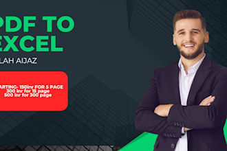 convert pdf to excel