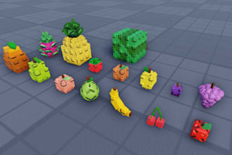 make stud fruits and trees