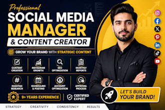 be your social media, linkedin manager and content creator