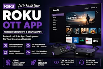 develop roku ott app with brightscript
