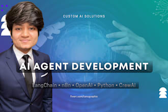 build custom ai agents and automation workflows using langchain and n8n