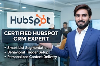 build and optimize hubspot CRM system with workflows, automation and reporting