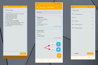 build a java note taking app with firebase and offline sync