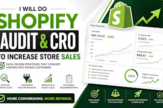 do shopify audit and cro to increase store sales