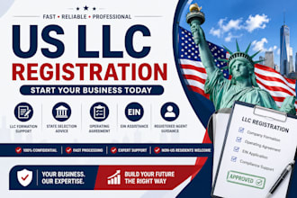 register your US llc and provide complete company formation support
