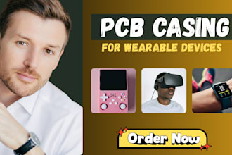 design 3d pcb enclosure design for wearable electronics and iot hardware housing