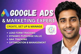 expert google ads PPC campaign setup and management for high conversions