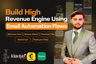 build klaviyo email marketing flows for shopify stores