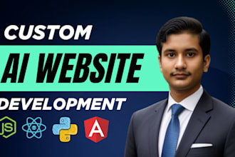 develop ai website, ai chatbot, ai web application, ai apps