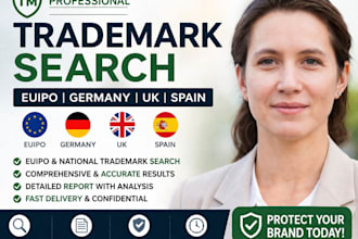 do euipo trademark search registration germany UK spain trademark check