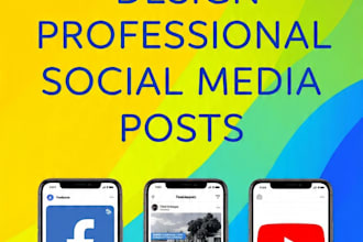 design professional facebook posts and thumbnails