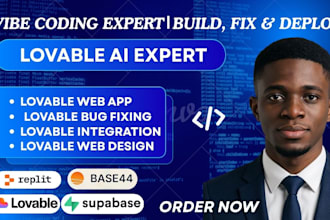 lovable web app lovable developer vibe coding expert lovable bug  fixing replit