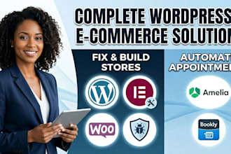 develop wordpress landing page setup booking appointment website bookly amelia