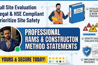 create rams construction method statements risk assessment