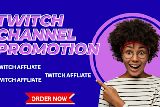 promote your twitch channel