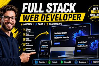 custom ai website development as full stack web developer