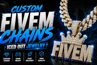 create fivem custom chains and gta rp 3d assets