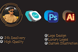 design unique modern brand logo
