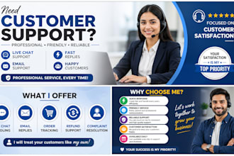 provide professional live chat and email customer support for your business