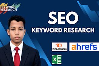 do keyword research, competitor analysis and SEO strategy