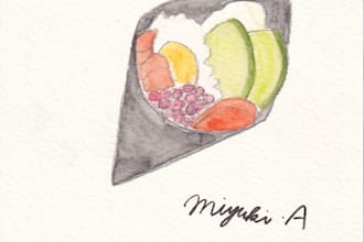 paint soft watercolor illustrations