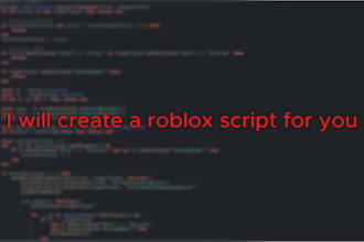 create a roblox script for you