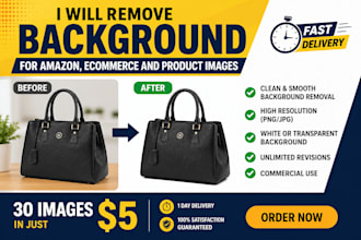 remove background  images  for amazon, ecommerce and product
