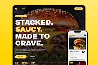 create a responsive restaurant website for your restaurant