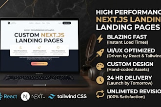 build a high converting react landing page in 24 hours