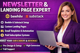 substack setup account beehiiv newsletter design  article for your business post