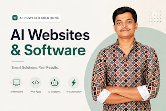 build ai powered website or web app