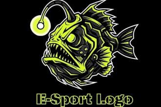 create awesome unique leviathan e sports mascot logo
