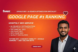 rank your website on google first page with SEO