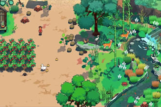 pixel art background pixel art scene tilemap landscape pixel tileset 16bit 32bit