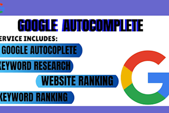 do google autocomplete keyword research website ranking and keywork ranking